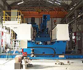 Fig.10. Crawford Swift high-force FSW machine for TWI Technology Centre (Yorkshire) to weld up to 150mm thick aluminium plates and billets 